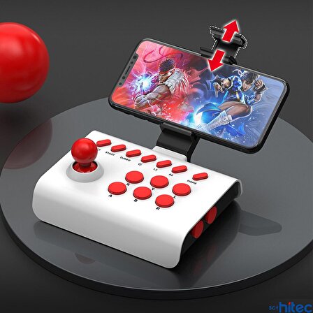 ScHitec BSP-Y01 Joystick Switch/Ps3/Ps4/Pc/Android/İos MF/TV Retro Oyun Konsolu Joystiği Siyah