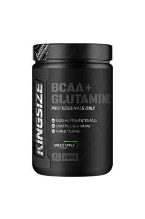  Kingsize Nutrition Bcaa + Glutamine Powder 1000 Gr