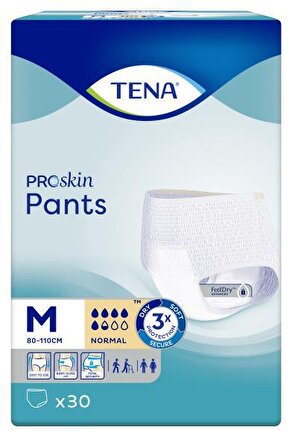 Tena Proskin Pants Normal 5,5 damla Emici Külot Orta Boy Medium 30'lu paket