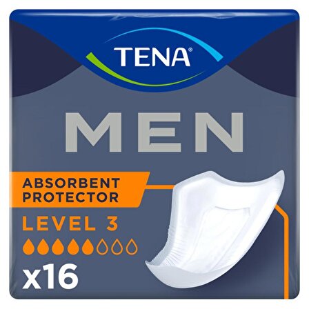 TENA Men Level-3, Erkek Mesane Pedi, 5 Damla, 16’lı Paket
