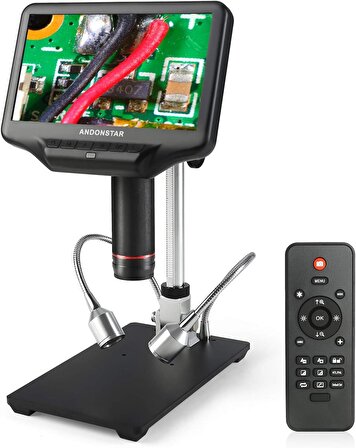 Andonstar AD407 7 Inc Ekranlı 3D HDMI Lehimleme Dijital Mikroskop