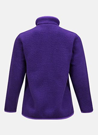 Peak Performance Mor Kadın Dik Yaka Polar Sweatshırt G78130120_W Fleece Snap T-Neck