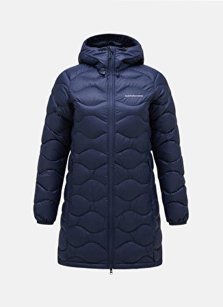 Peak Performance Lacivert Kadın Kapüşon Yaka Mont G79627010_W Helium Down Parka