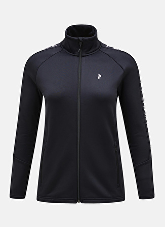 Peak Performance Siyah Kadın Dik Yaka Sweatshirt G79433020_W Rider Zip Jacket