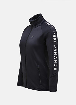 Peak Performance Siyah Kadın Dik Yaka Sweatshirt G79433020_W Rider Zip Jacket