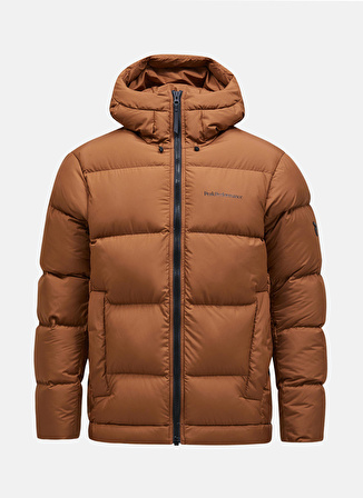 Peak Performance Kahve Erkek Kapüşon Yaka Mont G77962080_M Rivel Jacket