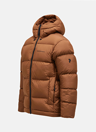 Peak Performance Kahve Erkek Kapüşon Yaka Mont G77962080_M Rivel Jacket