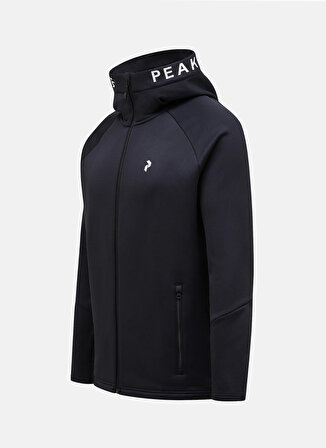 Peak Performance Siyah Erkek Kapüşon Yaka Sweatshirt G79437060_M Rider Zip Hood