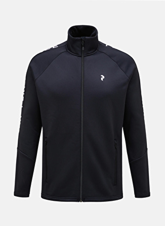 Peak Performance Siyah Erkek Dik Yaka Sweatshirt G79436050_M Rider Zip Jacket