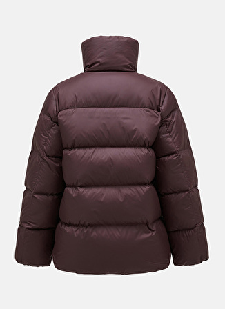 Peak Performance Kahve Kadın Kapüşon Yaka Mont G79031060_W Down Puffer