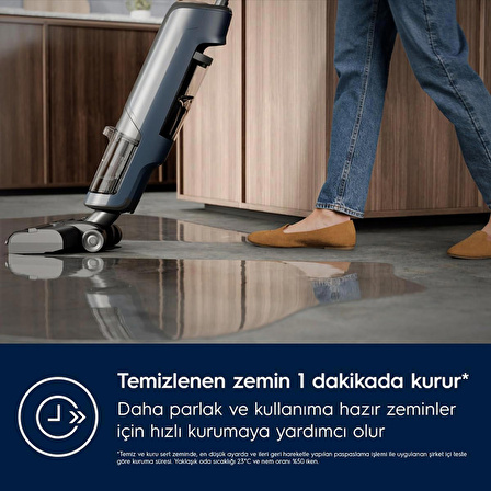 Electrolux Ultimate 800 EW81U3DB 21.6 V Islak ve Kuru Dikey Şarjlı Süpürge