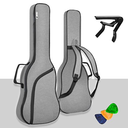 Midex ELC-40 Case Elektro Gitar Çantası Gigbag Su Geçirmez Kalın Kılıf (Capo Hediye)