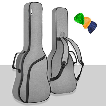 Midex CS-41 Case Akustik Gitar Soft Case Kalın Çanta Kılıf Gigbag (Pena Hediyeli)