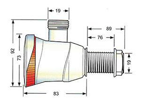 Attwood Tsunami 500 livar pompası 2V/1,8 A