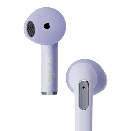 Sudio N2 Mor IPX4 Suya Dayanıklı 30 Saat Kullanım TWS Bluetooth Kulak İçi Kulaklık
