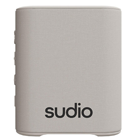 Sudio S2 Beige White IPX5 4.5 Saat Kullanım Bluetooth Taşınabilir Hoparlör