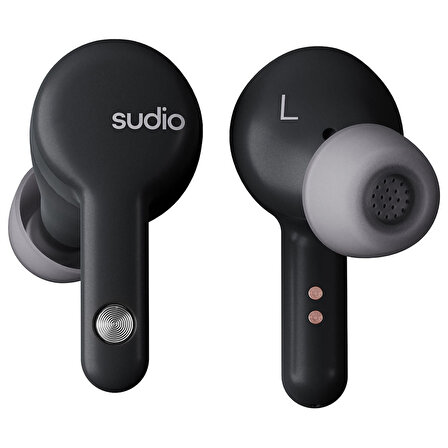 Sudio A2 Siyah IPX4 Suya Dayanıklı 30 Saat Kullanım ANC Gürültü Engelleme Özellikli Bluetooth Kulak İçi Kulaklık