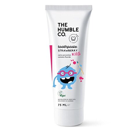 Humble Brush Çilek Aromalı Beyazlatma Diş Macunu 75 ml 