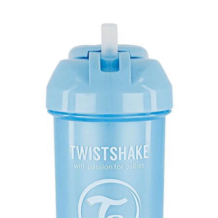Twistshake Pipetli Alıştırma Bardağı 6+m Mavi 360 ml