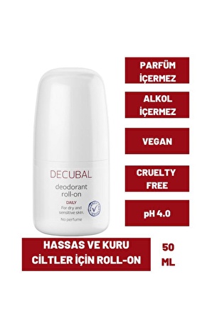 Decubal Deodorant Roll-on Kuru ve Hassas Ciltler İçin 50 ml