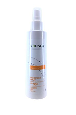 Bionnex Preventiva 30+ Faktör Kırışıklık Karşıtı Renksiz Yüz Güneş Koruyucu Sprey 200 ml