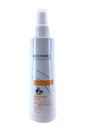 Bionnex SPF 50+ Faktör Çocuk Güneş Koruyucu Sprey 200 ml
