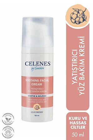 Celenes By Sweden Shooting Facial Cream Kuru Ciltler İçin Su Bazlı Yağsız Nemlendirici Yüz Bakım Kremi 50 ml