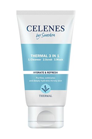  Celenes By Sweden Thermal 3ü 1 Arada Yıkama Peeling Maske 150 ml