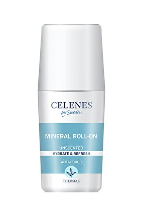 Celenes By Sweden Mineral Unscented Pudrasız Roll-On Deodorant 75 ml