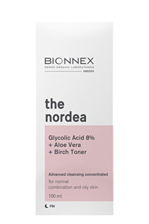 BIONNEX The Nordea Glycolic Acid 8% + Aloe Vera + Birch Toner 100 ml