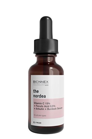 Bionnex The Nordea Yaşlanma Karşıtı C Vitaminli 30 Yaş + Gece-Gündüz Yüz ve Boyun Serumu 30 ml 