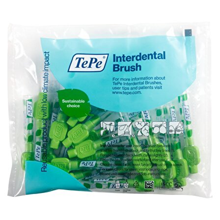 Tepe Interdental Brush 0,8 mm Yeşil 20 li