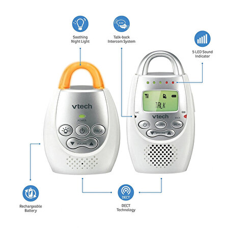 VTech BM2100 Şarj Edilebilir Dijital Bebek Telsizi