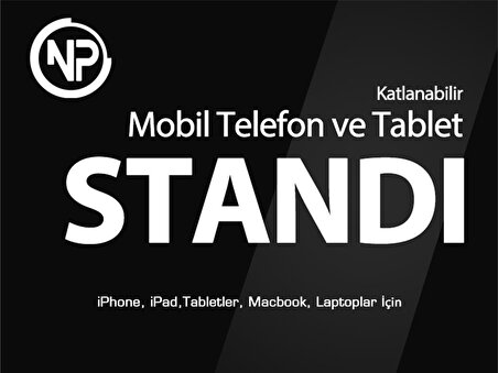 NPO STD20122S Alüminyum Ayarlanabilir Tablet ve Telefon Tutucu Stand