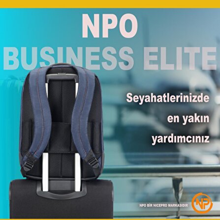 NPO Business Elite 16" Notebook Sırt Çantası-Lacivert