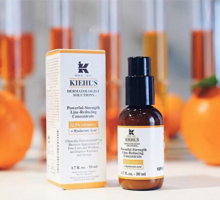 Kiehl's Powerful-Strength Line - Reducing Concentrate 50 ml - C Vitamini ve Hyalüronik Asit