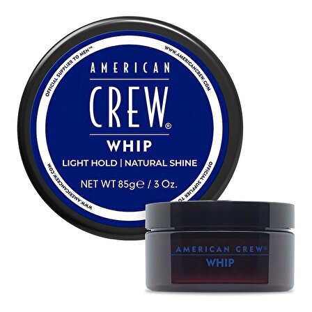 American Crew Whip Light Hold Hafif Tutuşlu Saç Şekillendirme Wax 85Gr