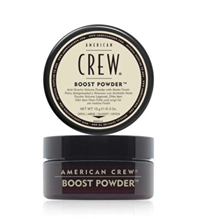 American Crew Boost Powder Mat Görünümlü Hacim Veren Saç Pudrası 10gr