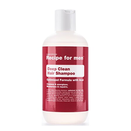 Recipe for Men Deep Clean Tüm Saçlar İçin Besleyici Şampuan 250 ml