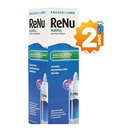 Renu Multi Plus Solüsyonu 2 Adet  (360 ml + 360 ml)