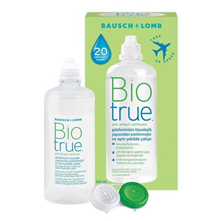 Biotrue Kontakt Çok Amaçlı Lens Solüsyonu 100 ml