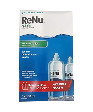 Renu Multiplus Solüsyon Eko Paket 2 X 360 ML