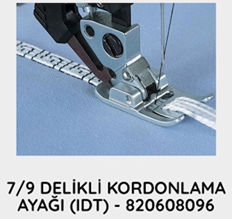 PFAFF 7/9 Delikli Kordonlama Ayağı 820608096