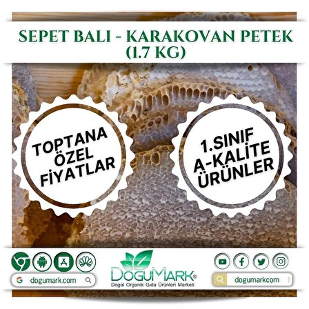 Sepet Balı – Karakovan Petek (1.7 Kg)