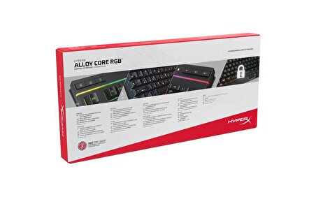 HyperX Alloy Core RGB Membran Türkçe Oyuncu Klavyesi