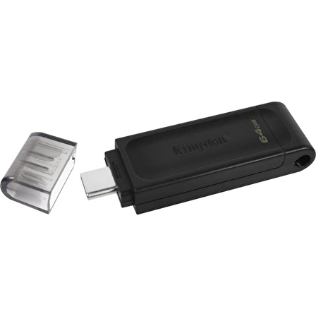 Kingston DT70 64GB Usb-C 3.2 Gen 1 Type-C Flash Bellek OUTLET 