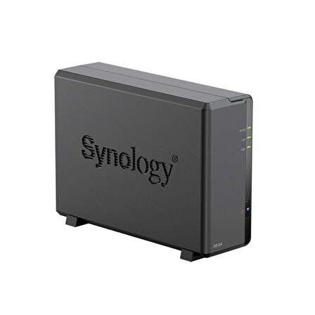 SYNOLOGY DS124A3 1GB 4TBHDD 1x3.5" SATA Desteği RAID(0) NAS Depolama Ünitesi