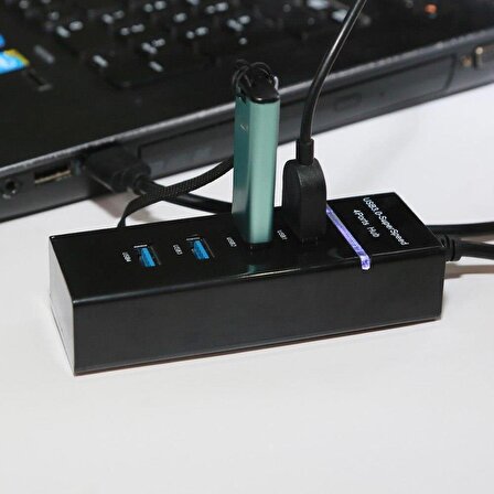 Ancheyn 4 Port USB 3.0 Çoğaltıcı Çoklayıcı Hub Switch Çoklu Cihaz 4360