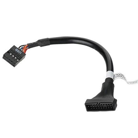 Ancheyn 9 Pin USB 2.0 Dişi 19 Pin USB 3.0 Erkek Çevirici Dönüştürücü Adaptör Kablosu 4584