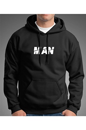 3 Iplik Kapüşonlu Regular Kalıp Hoodie Man Tasarımlı Unisex Sweatshirt